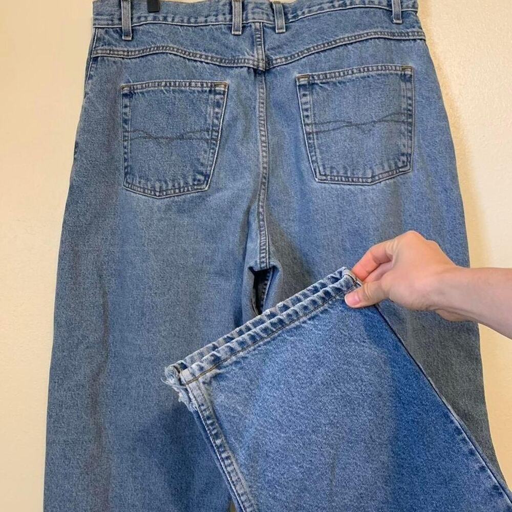 Vintage Anchor Blue Baggy Denim Jeans